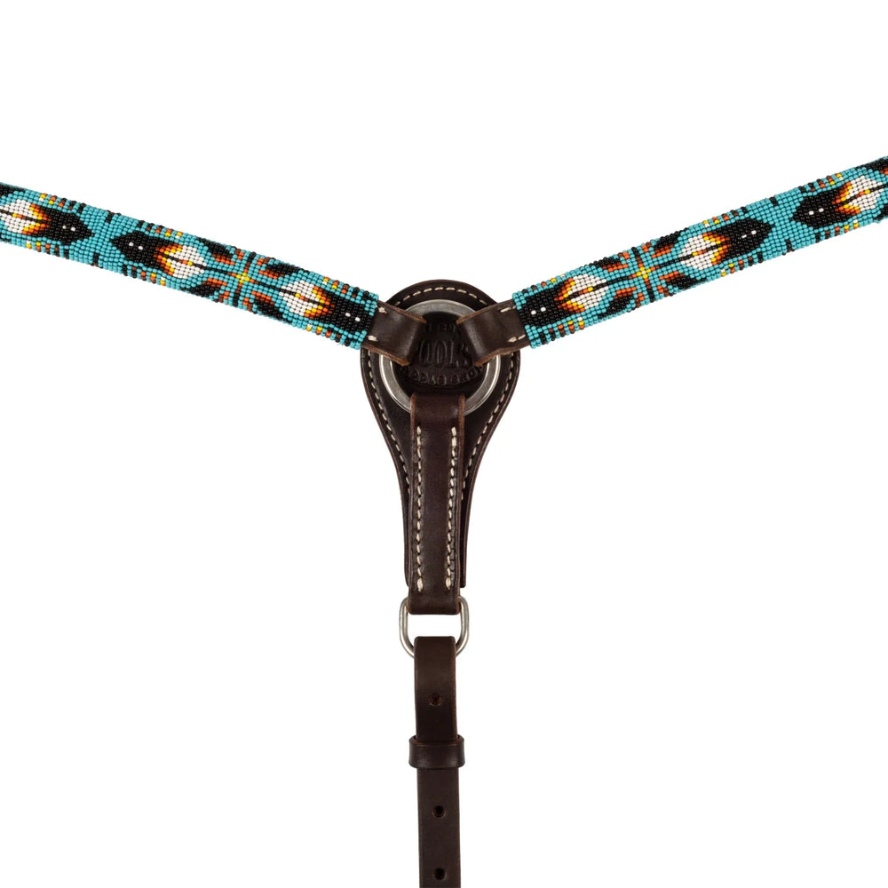 Pool's western navajo sky beaded oil breastplate