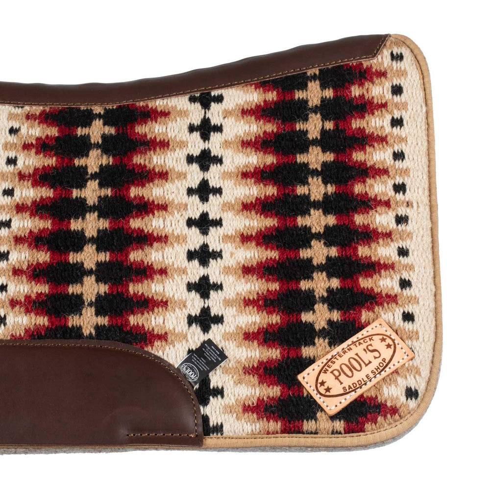 Pool's contoured western saddle pad