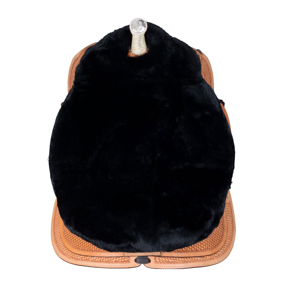 Pool's western saddle sheep skin seat cover  se 00602