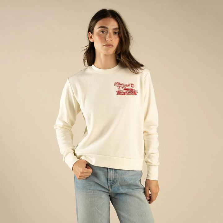 Sendero giddy up drop shoulder sweatshirt