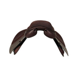 Acavallo Roma jumping saddle wooden tree hammered leather AC 9182S - HorseworldEU