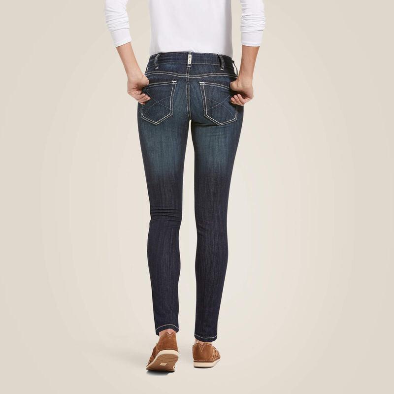 Ariat R.E.A.L. mid rise stretch outseam ella skinny jean - HorseworldEU