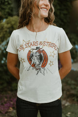 Rodeo quincy stars and stripes tee