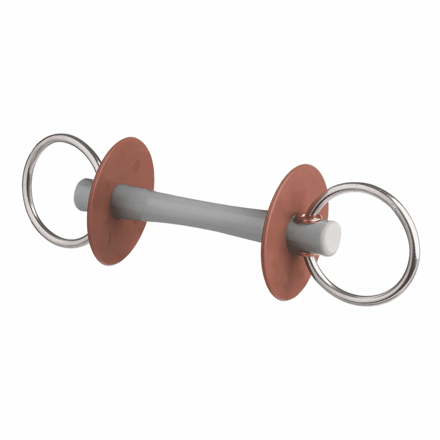 Beris loose ring snaffle bit with comfort bar, ring 6 cm, hard Beris