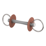 Beris loose ring snaffle bit with comfort bar, ring 6 cm, soft Beris