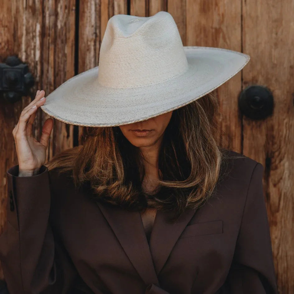 Sandoval Comala wide brim cowboy straw hat for ladies