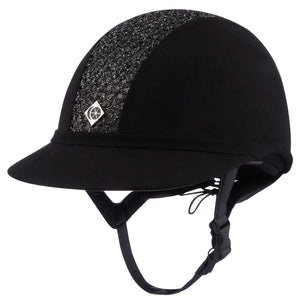 Charles Owen SP8 plus microsuede helmet with sparkly center - HorseworldEU