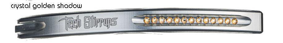 Tech stirrups Venice flat EVO stirrups crystal decoration