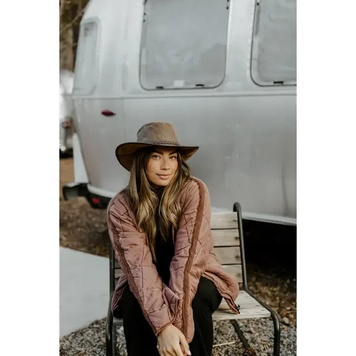 American hat makers Crusher | Crushable Leather Outback Hat