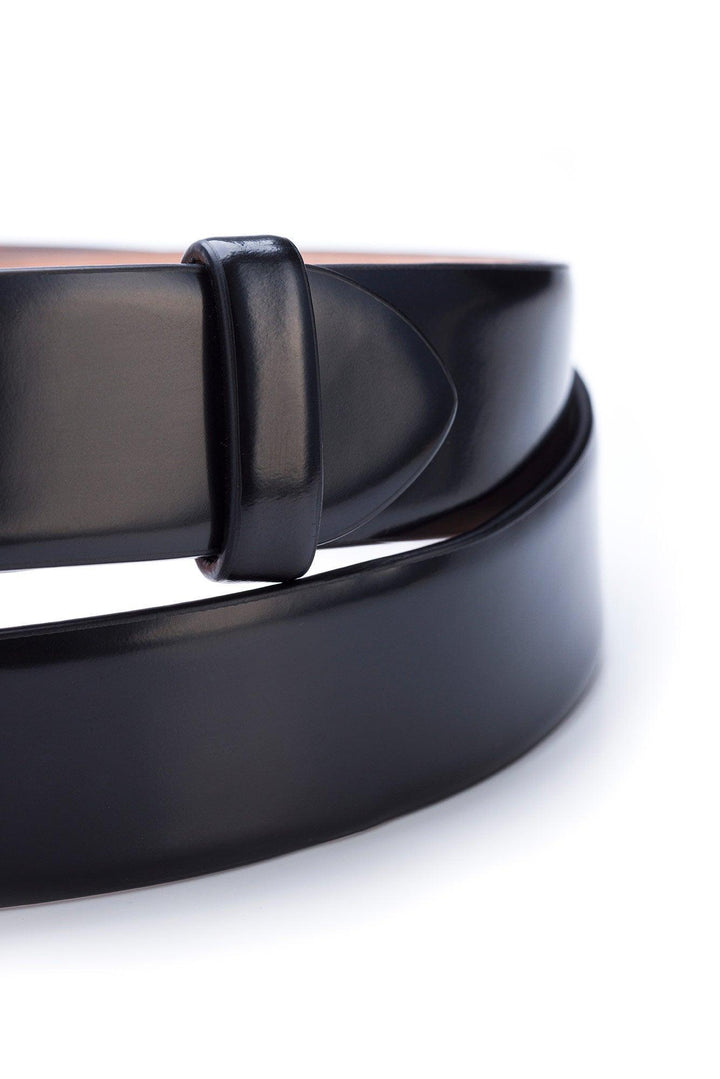 De Niro brushed black belt 00U H 35 - HorseworldEU