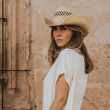 Sandoval Mazatlan raffia cowboy hat for ladies