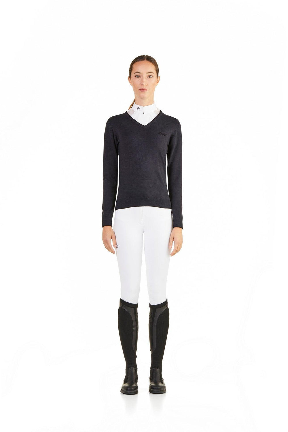 Ego 7 Vic V - neck sweater for ladies - HorseworldEU