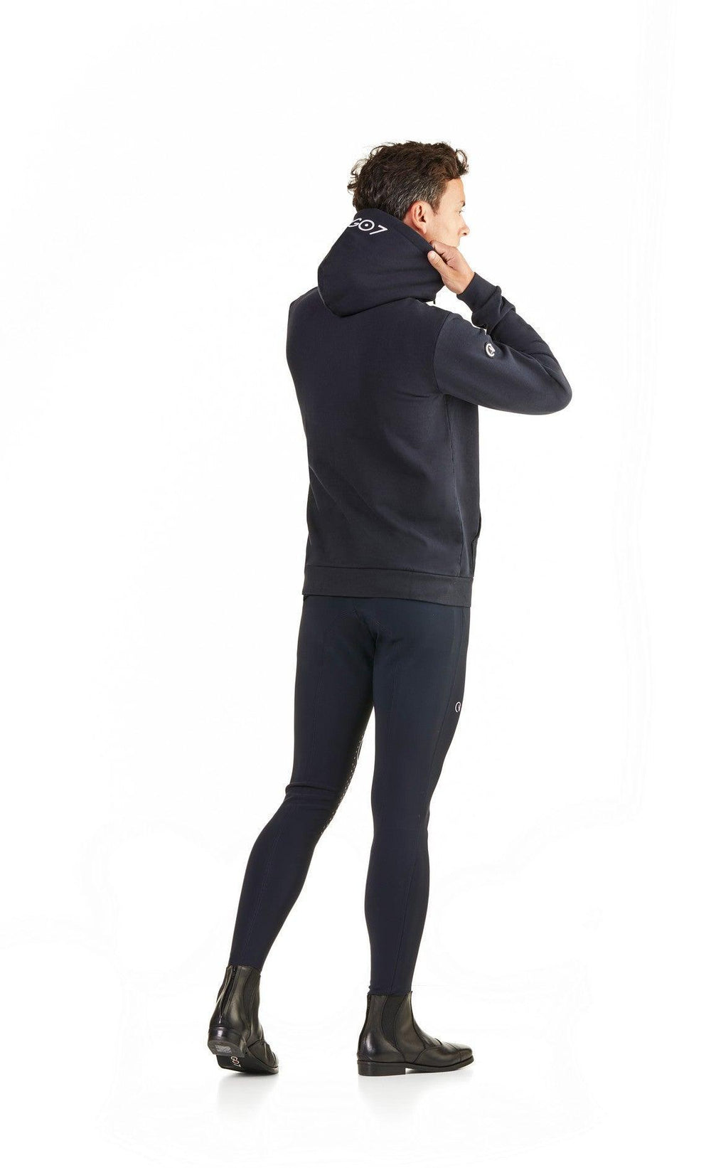 Ego 7 Zerowet sweatshirt for men with hood and zip - HorseworldEU