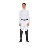 Equestro boys long sleeved polo shirt with buttons - HorseworldEU