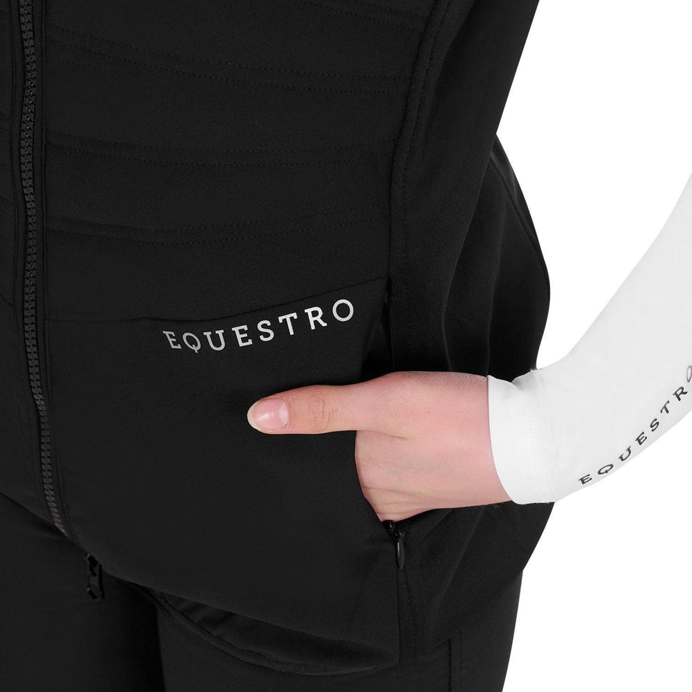 Equestro girls slim fit vest in technical fabric - HorseworldEU