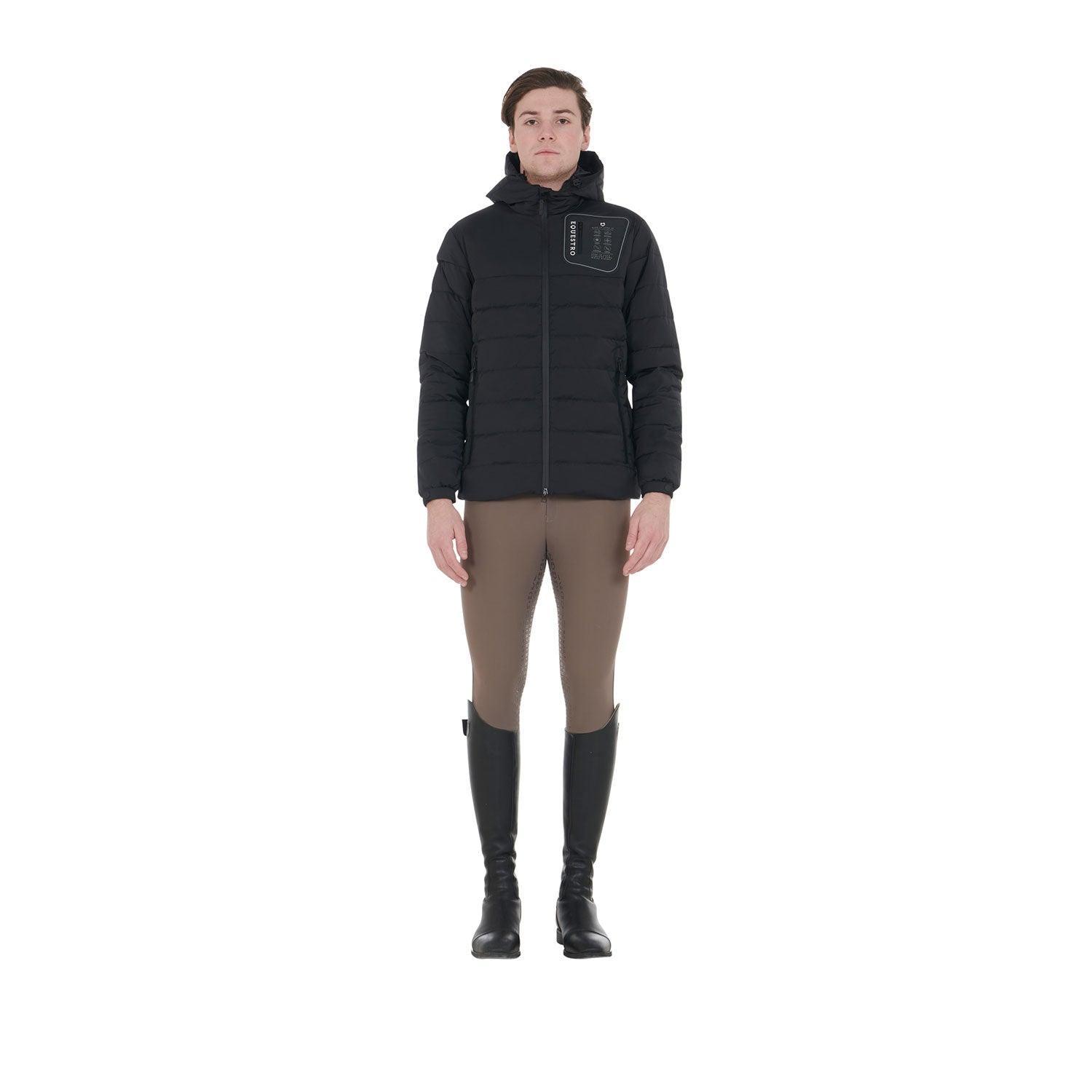 Equestro men's stretch fabric down jacket - HorseworldEU
