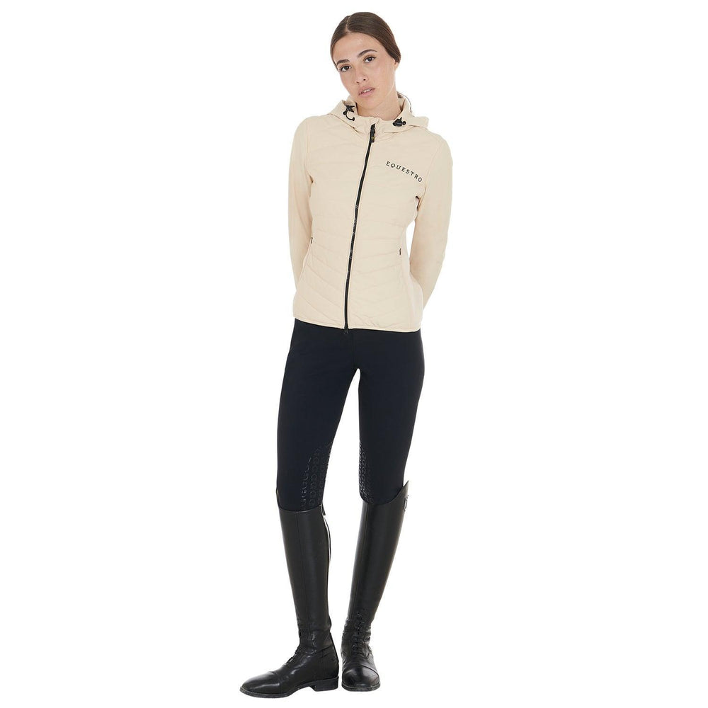 Equestro women's down jacket in technical blend - HorseworldEU