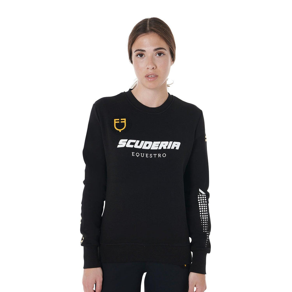 Equestro women's scuderia crewneck sweatshirt - HorseworldEU