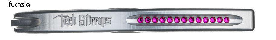 Tech stirrups Venice flat EVO stirrups crystal decoration