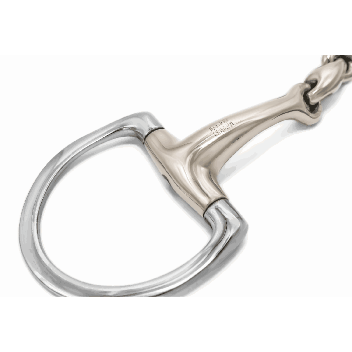 Herm. Sprenger dynamic RS Eggbut bit with D-shaped rings 16 mm double jointed 40406 - HorseworldEU