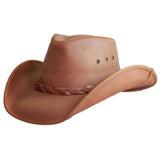American hat makers Hollywood |  Leather Cowboy Hat