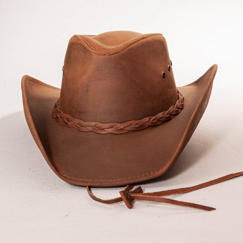 American hat makers Hollywood |  Leather Cowboy Hat