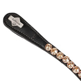 LeMieux classic diamante browband in rosé Lemieux