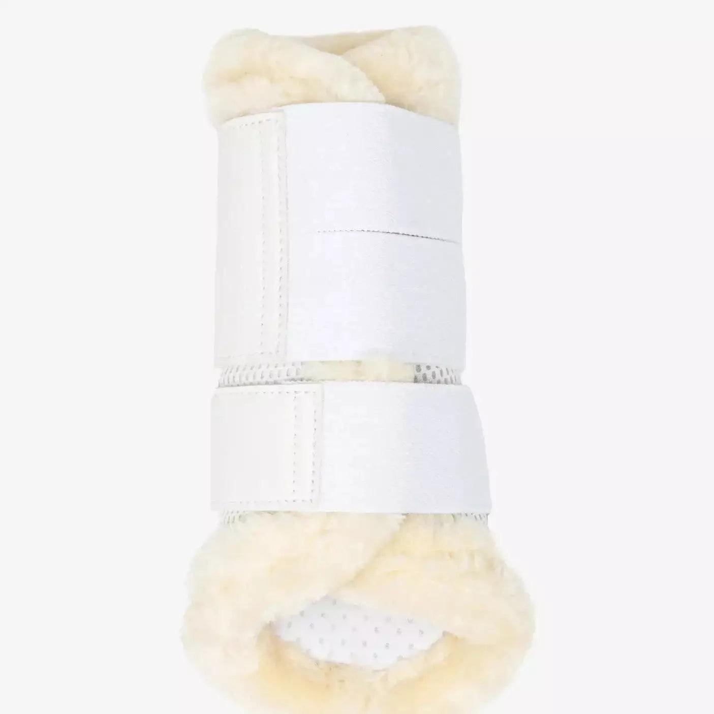 LeMieux Fleece Edged mesh brushing boots Lemieux