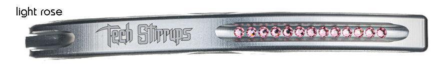 Tech stirrups Venice flat EVO stirrups crystal decoration