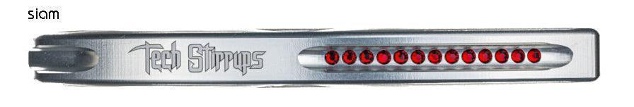 Tech stirrups Venice flat EVO stirrups crystal decoration