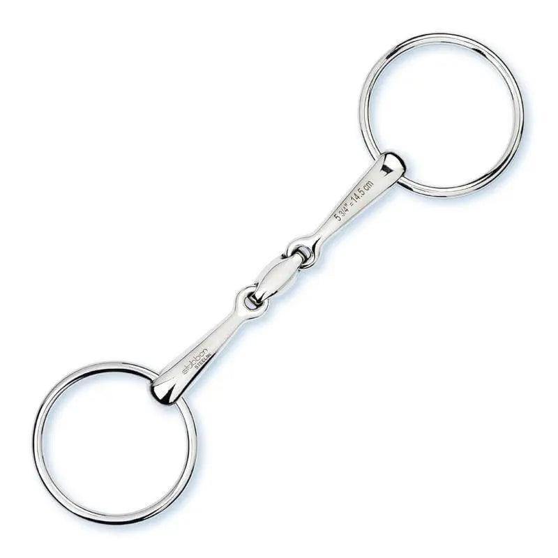 Stübben easy control loose ring snaffle, double broken Stübben