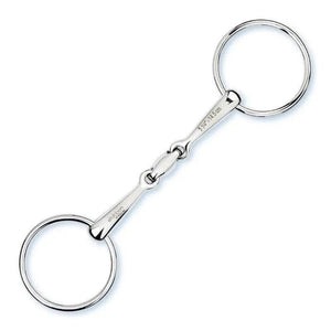 Stübben easy control loose ring snaffle, double broken Stübben
